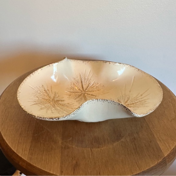SOLD- Vintage MCM Atomic Starburst Design Dish Gift California Original #741 - Picture 3 of 16